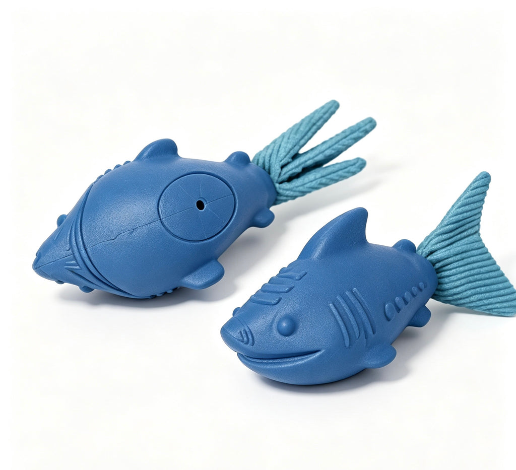 Ocean Series Shark Dog Chew Toy