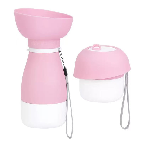 2-in-1 Portable Dog Water Bottle with Food Container