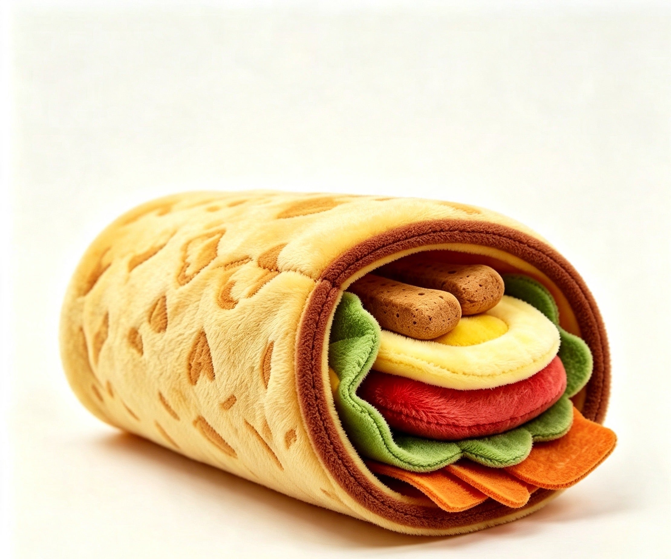Breakfast Burrito Snuffle Toy